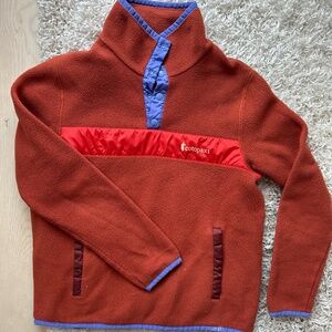 NEW COTOPAXI Kangaroo Pouch Button-up Fleece Pull-over